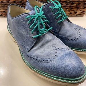 Cole Haan Blue Wingtips